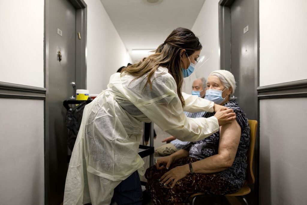 The healthcare and social assistance sector reports a significant increase in job vacancies due to rising demands placed on the healthcare system during the COVID-19 pandemic.