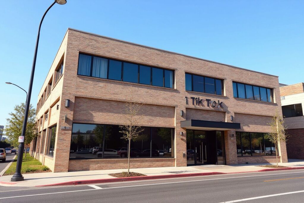 A TikTok office in California. More US politicians are pushing for the company to set up bases in America, where practices around data use can be more easily regulated. Source: Mario Tama/