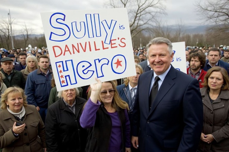 DANVILLE, CA – JANUARY 24: A crowd of people gathers to honor US Airways pilot Chelsey B. Sullenberger III at a celebration in his honor January 24, 2009 in Danville, California. Captain Sullenberger, who has been hailed as a hero, was honored for guiding his crippled airliner to safe landing in the Hudson River, saving the lives of all 155 on board on January 16.   David Paul Morris/Getty Images/ (Photo by David Paul Morris / GETTY IMAGES NORTH AMERICA / Getty Images via )