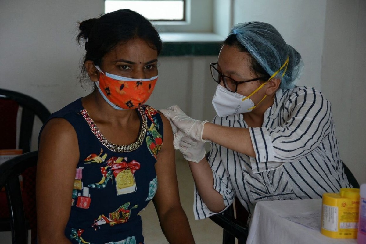 Students without access to WHO-appproved vaccines are in a pickle. Source: Diptendu Dutta/