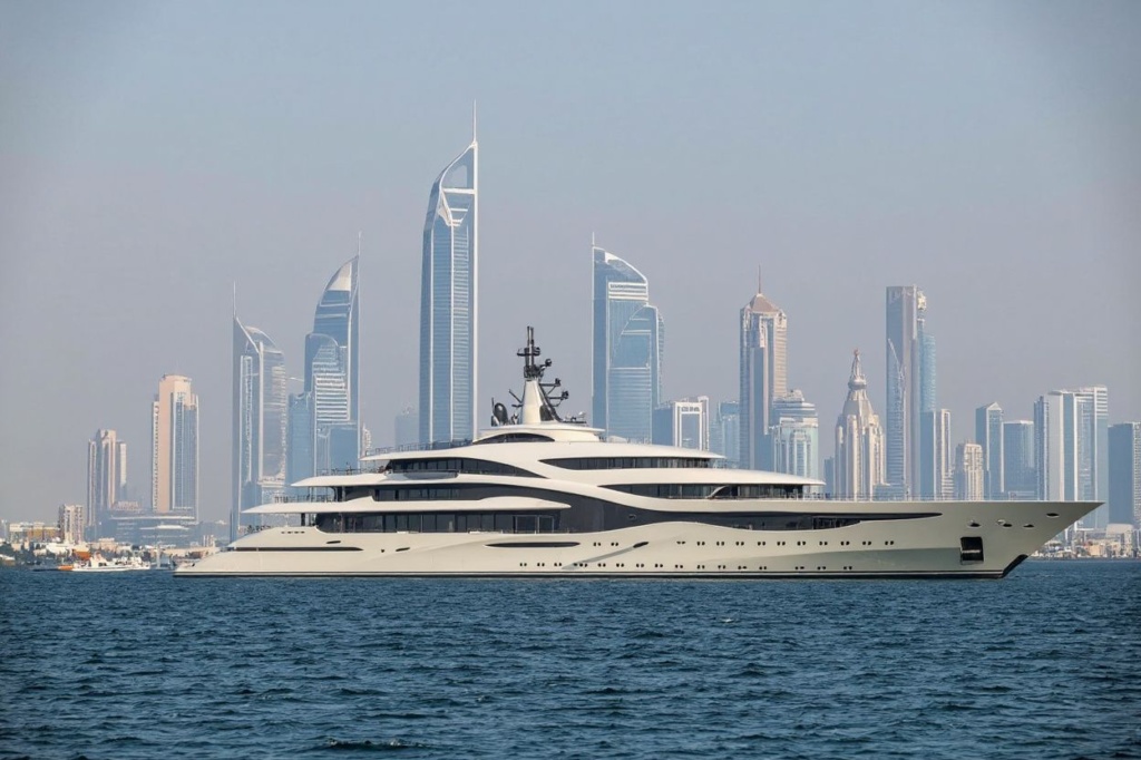Luxury yachts are seen in Doha on November 13, 2022, ahead of the Qatar 2022 World Cup football tournament. (Photo by Andrej ISAKOVIC / )