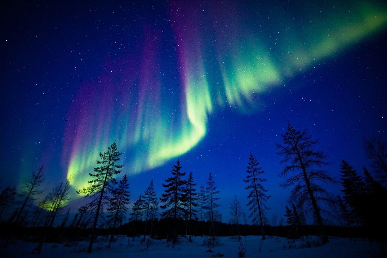 If you end up working in Finland, you can see the Northern Lights from August to early April. Source: