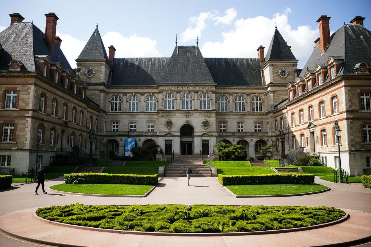 Université Paris Cité is one of the few universities in France to offer Master’s Humanities and Social Sciences programmes in English., shot on Sony A7R IV, 85mm f/1.4 lens, RAW photograph, unedited, candid moment, natural lighting, photojournalistic style | NEGATIVE: AI generated, artificial, computer generated, digital art, 3d render