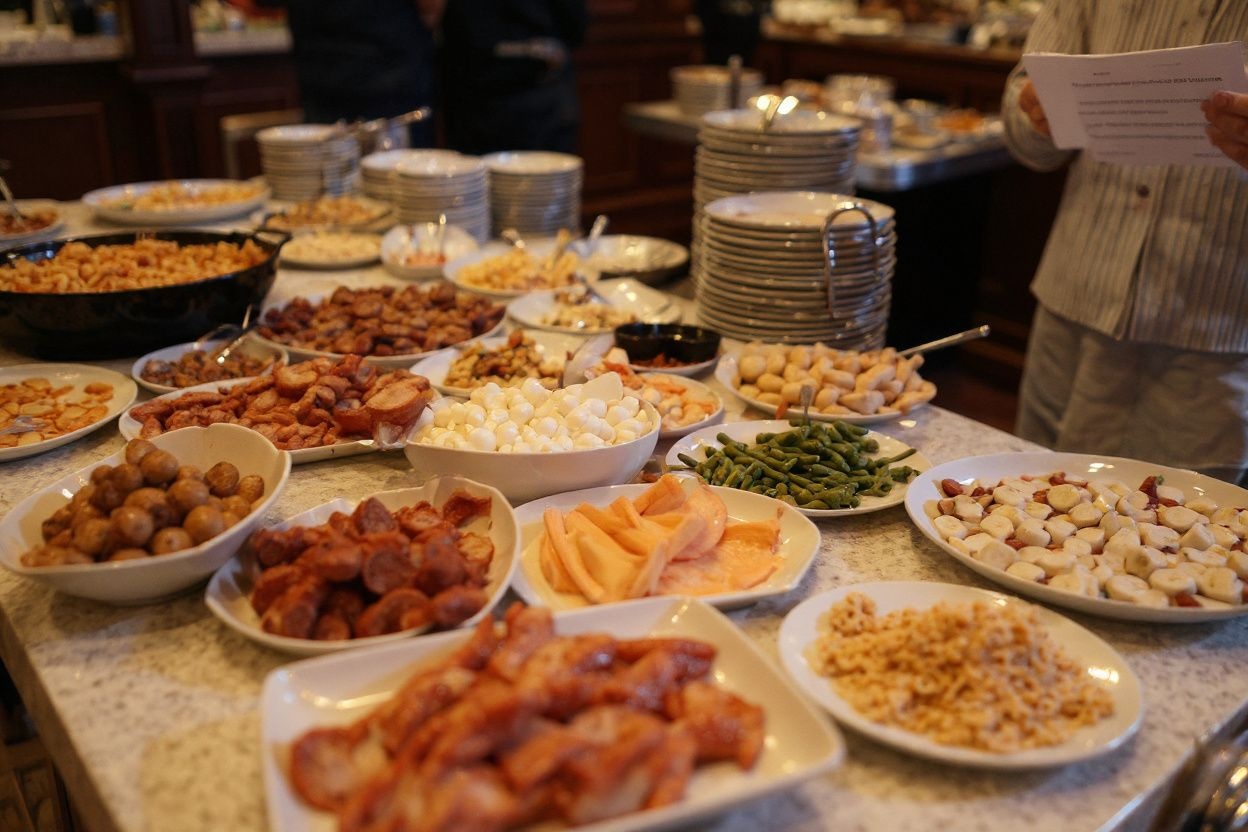 Having a glorious buffet once in a while certainly wouldn’t hurt, but be prepared for the food coma that follows. Source: