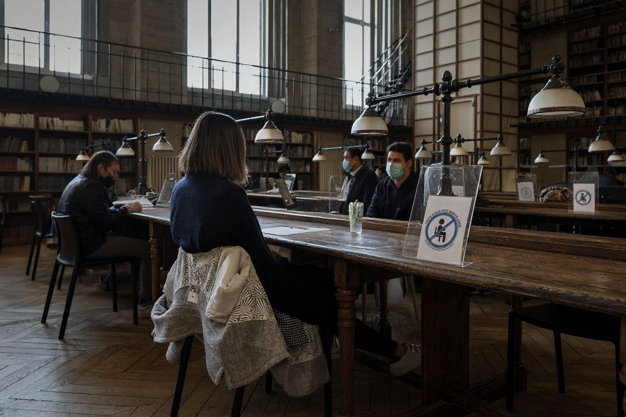 Students can avoid over-researching by listing specific questions that will help narrow down certain viewpoints in a research topic. Source: Philippe Lopez/