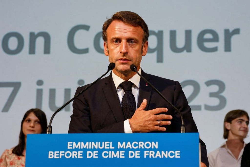 Emmanuel Macron before becoming the of France. Source: Ludovic Marin/