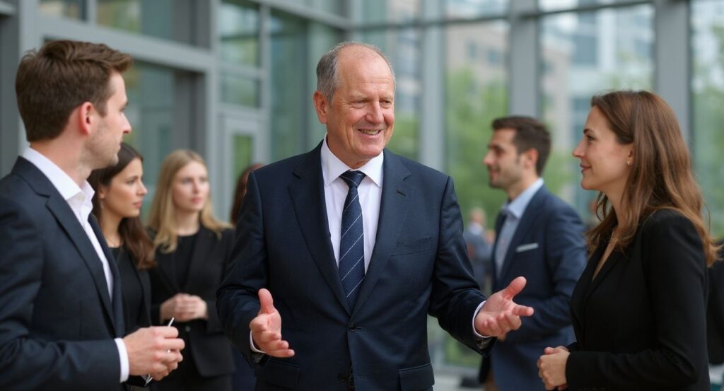 Top MBA programmes provide their students with excellent networking opportunities. Su Bulingzi said ESMT Berlin students get to interact with powerful guests that visit the institution, with the most recent one being German Chancellor Olaf Scholz. Source: Ina Fassbender/
