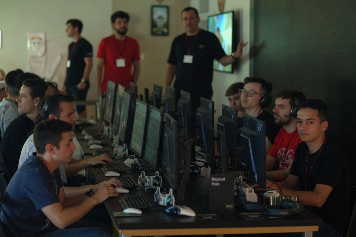 Some of the best friends can be found through gaming., shot on Nikon D850, 35mm f/1.8 lens, RAW photograph, unedited, candid moment, natural lighting, photojournalistic style | NEGATIVE: AI generated, artificial, computer generated, digital art, 3d render