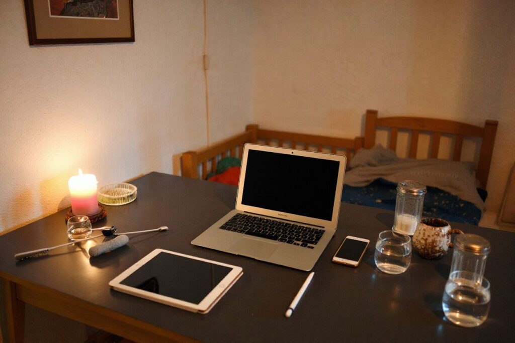 Getting rid of clutter in your student room can help free your mind and open you up to new ideas and experiences. Source: Ina Fassbender/