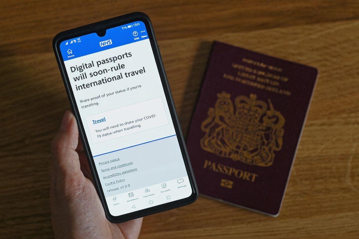 Digital passports will soon rule international travel. Source: Justin Tallis/