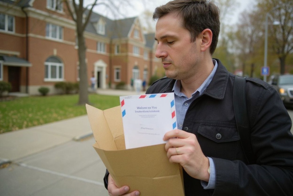 Imagine getting delivered a piece of traditional mail to welcome you to the school — that’s how the best US universities for international students stand out from the rest. Source: