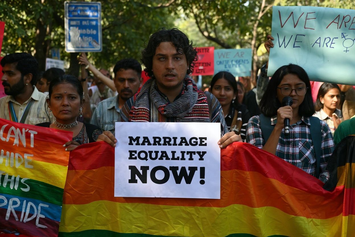 Some countries like India frequently have protests and marches to demand for same-sex marriage rights. Source: