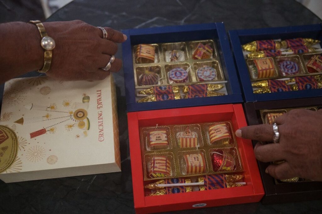 Certain sweets such as burfi, ras malai, rasgulla, and pedas are not allowed to be brought into Australia. Source; Dibyangshu Sarkar/