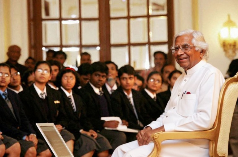 Dr APJ Abdul Kalam was a former scientist and served as the 11th president of India. Source: