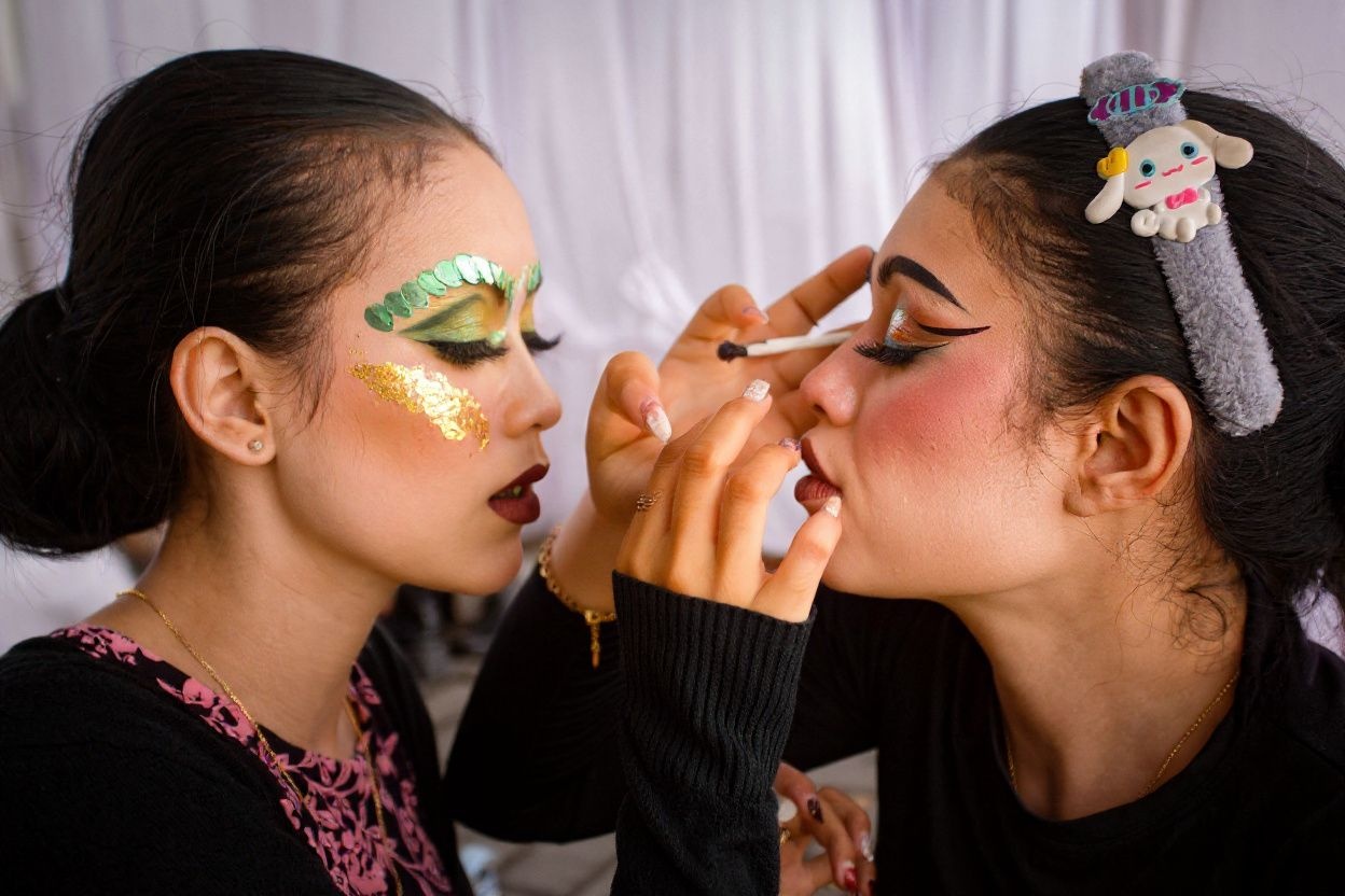 Creativity can  be expressed through makeup as well. Source: