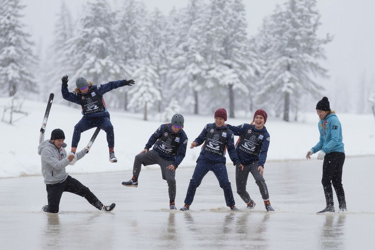 Lee and his friends certainly weren’t pulling off moves like this one, but they had fun, nonetheless.