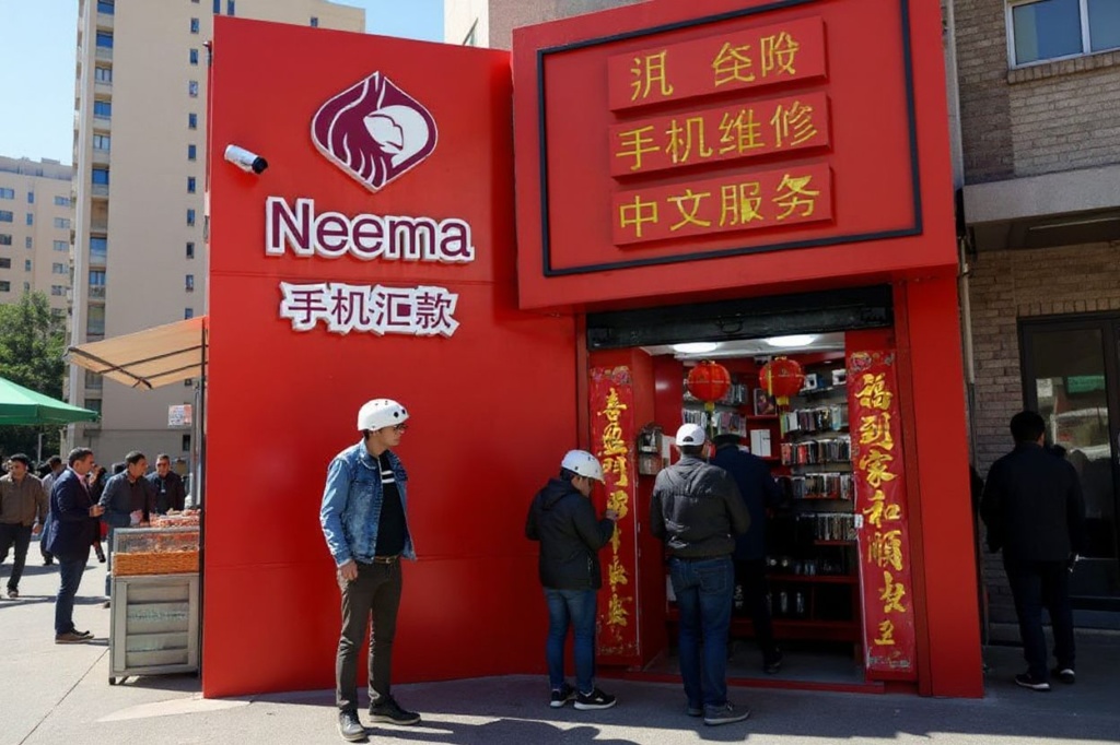 Members of Israel’s Chinese community shop at a market street in the coastal city of Tel Aviv, ahead of the Lunar New Year, on January 20, 2023. (Photo by GIL COHEN-MAGEN / )