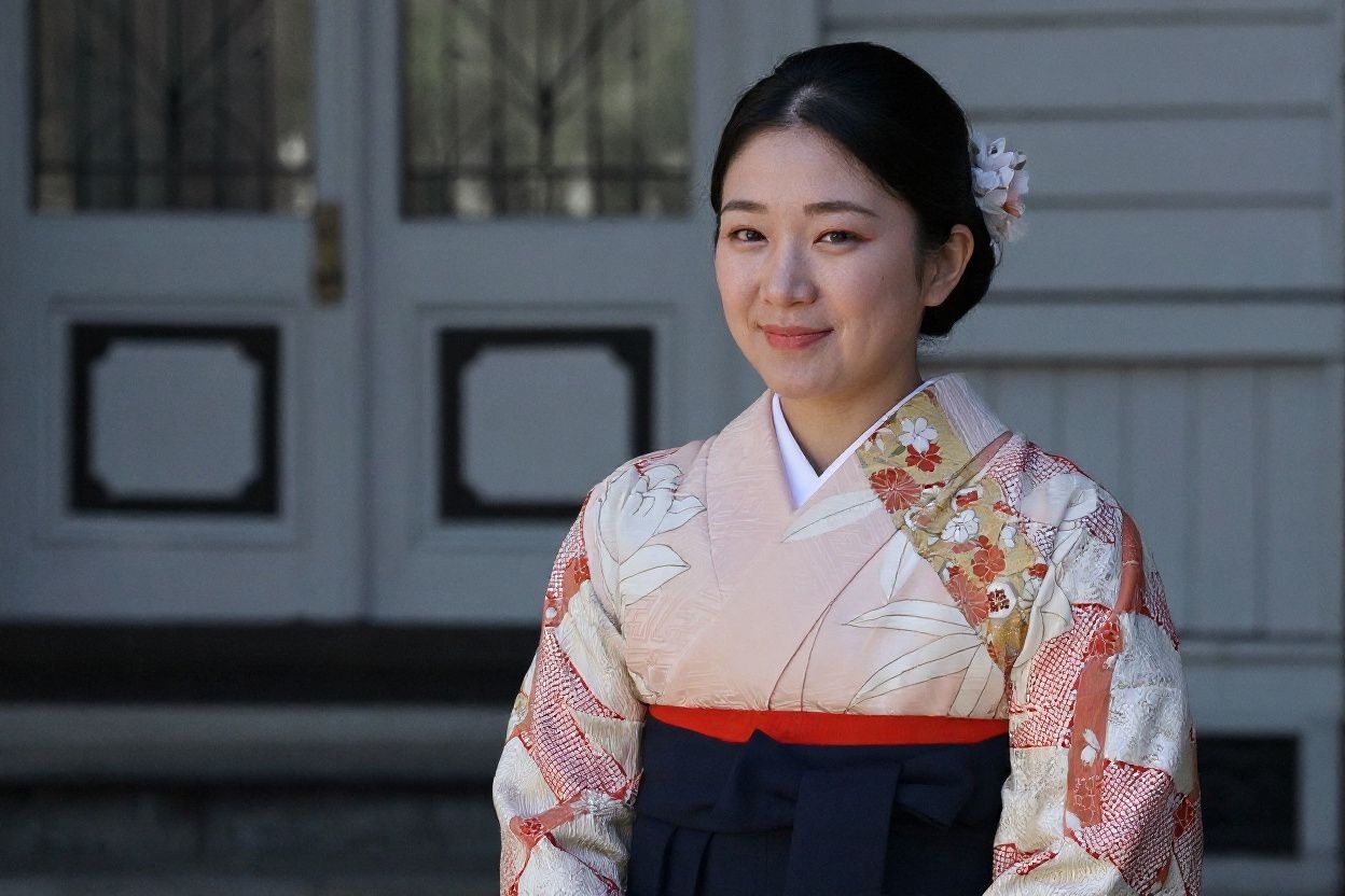 Empress Masako was a commoner turned royal when she married Emperor Naruhito of Japan. Source: