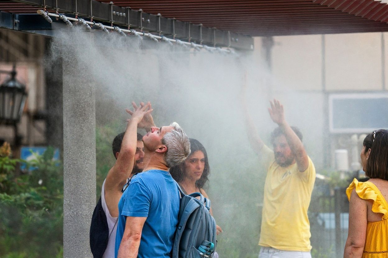 In the Southern Hemisphere, Australia is known for its extreme heat throughout the country during its summer months. Source: