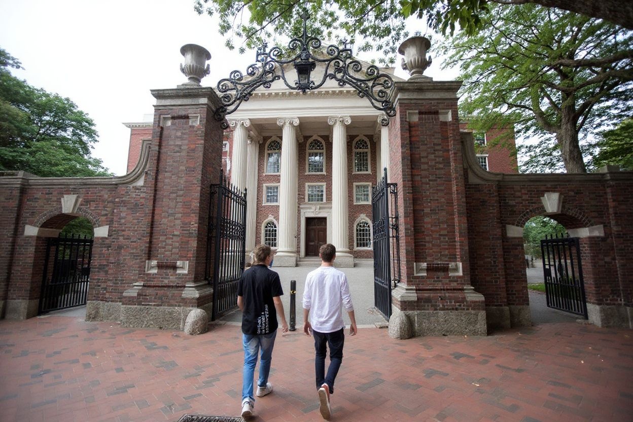 It must also be said that students in Ivy League schools are predominantly white., shot on Canon EOS R5, 24-70mm f/2.8 lens, RAW photograph, unedited, candid moment, natural lighting, photojournalistic style | NEGATIVE: AI generated, artificial, computer generated, digital art, 3d render