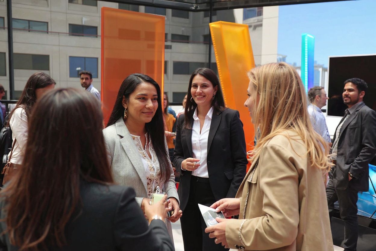 Through an MBA, women will be able to meet other female entrepreneurs and build their network. Source: