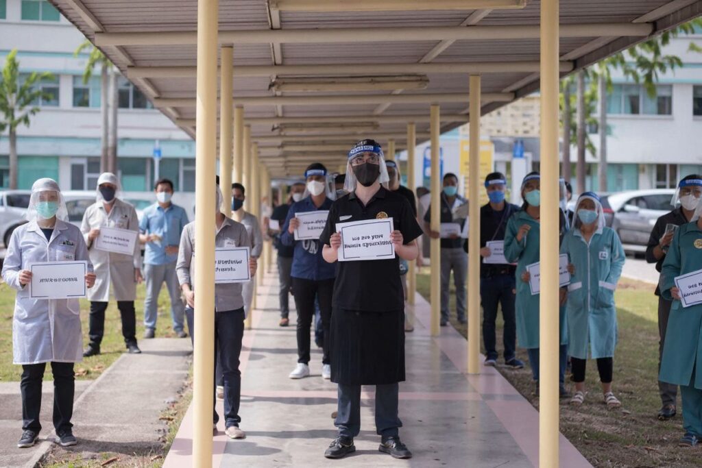 Contract doctors previously staged a walkout in 2021 amidst a worsening coronavirus outbreak. Source: Arif Kartono/