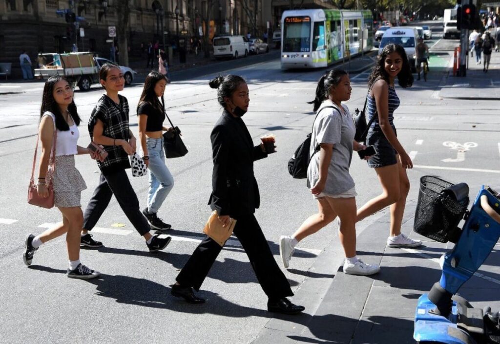 A key motivation for Indian students’ decision to study abroad include migration and face-to-face learning opportunities. Source: William West/