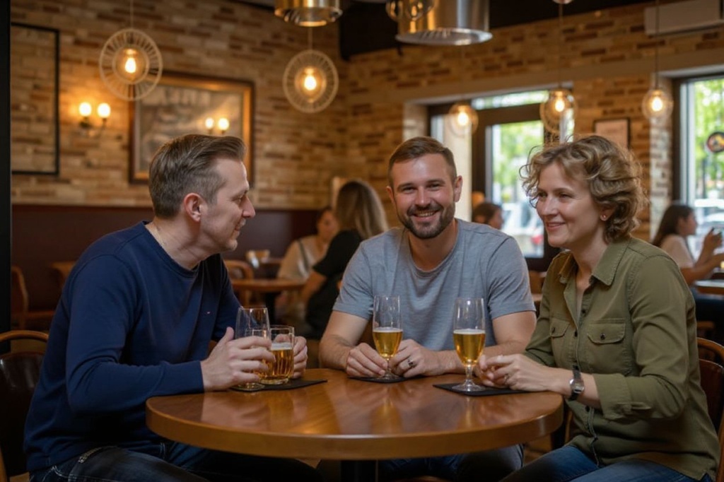 People enjoy their drinks in a restaurant in Warsaw, on May 28, 2021 on the first day of the next easing stage of coronavirus (covid-19) restrictions as bars and restaurants reopen their indoor service. (Photo by Wojtek RADWANSKI / )