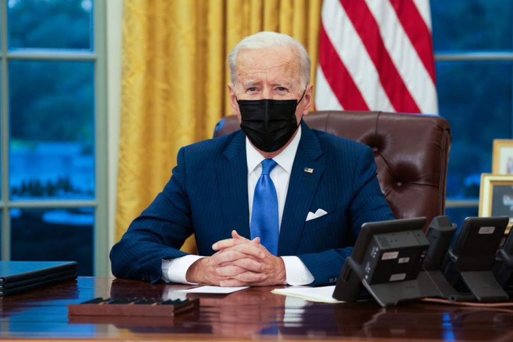 President Biden has pledged to ease the immigration restrictions put in place by his predecessor. Source: Doug Mills-Pool/Getty Images/