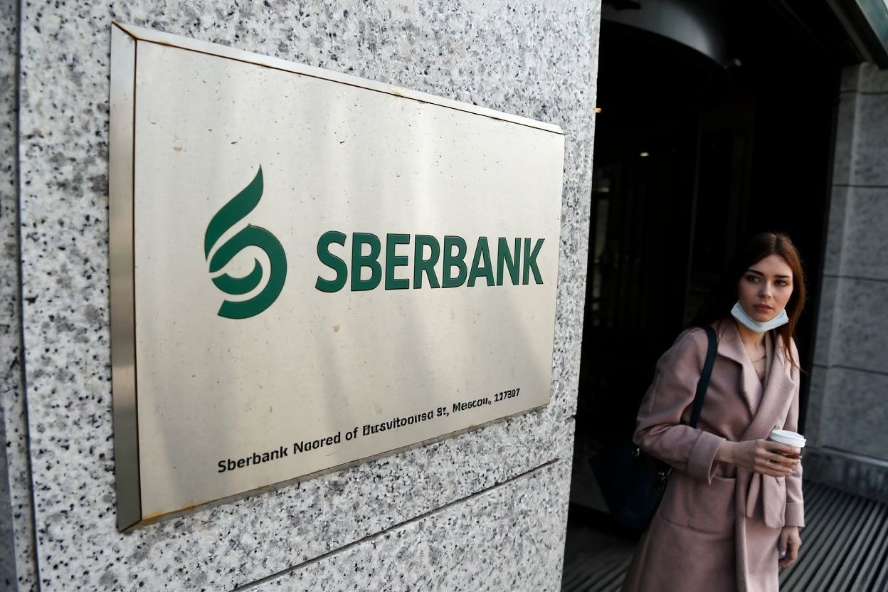 Sberbank, the largest bank in Russia, is a target of the United States’ economic sanctions against the country. Source: Kirill Kudryavtsev/