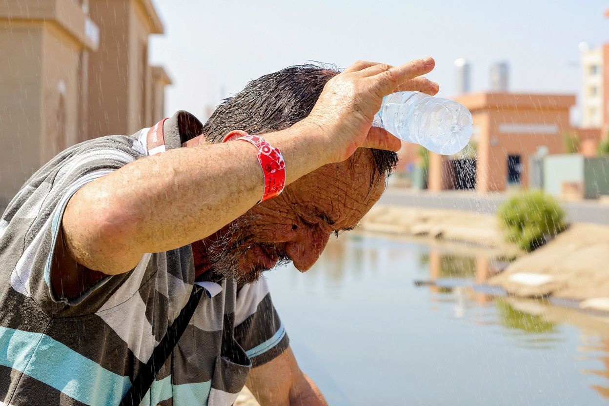 In Basra, Iraq, the city suffers from water scarcity and reduced rainfall. It contributes to the city’s heat levels. Source:
