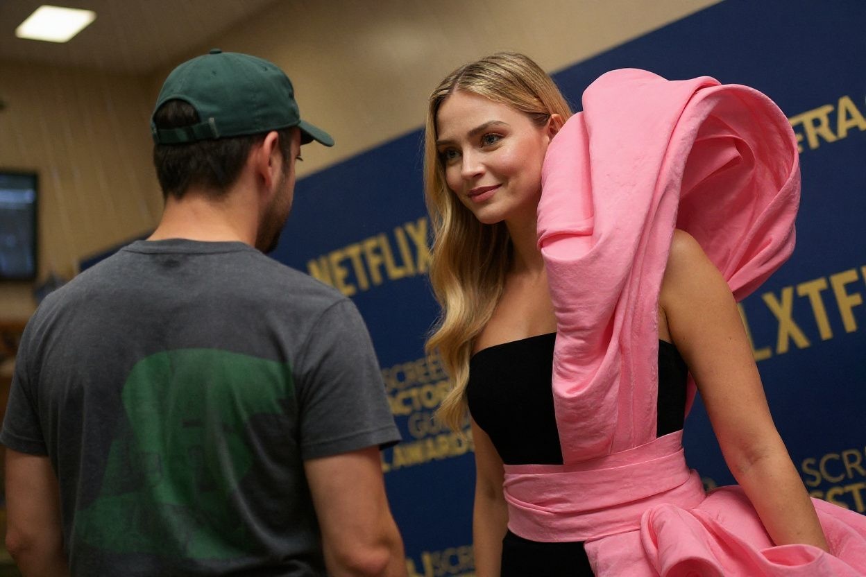 Be nice to your Subway worker — you never know if they might be one of Hollywood’s next biggest actors. Source: