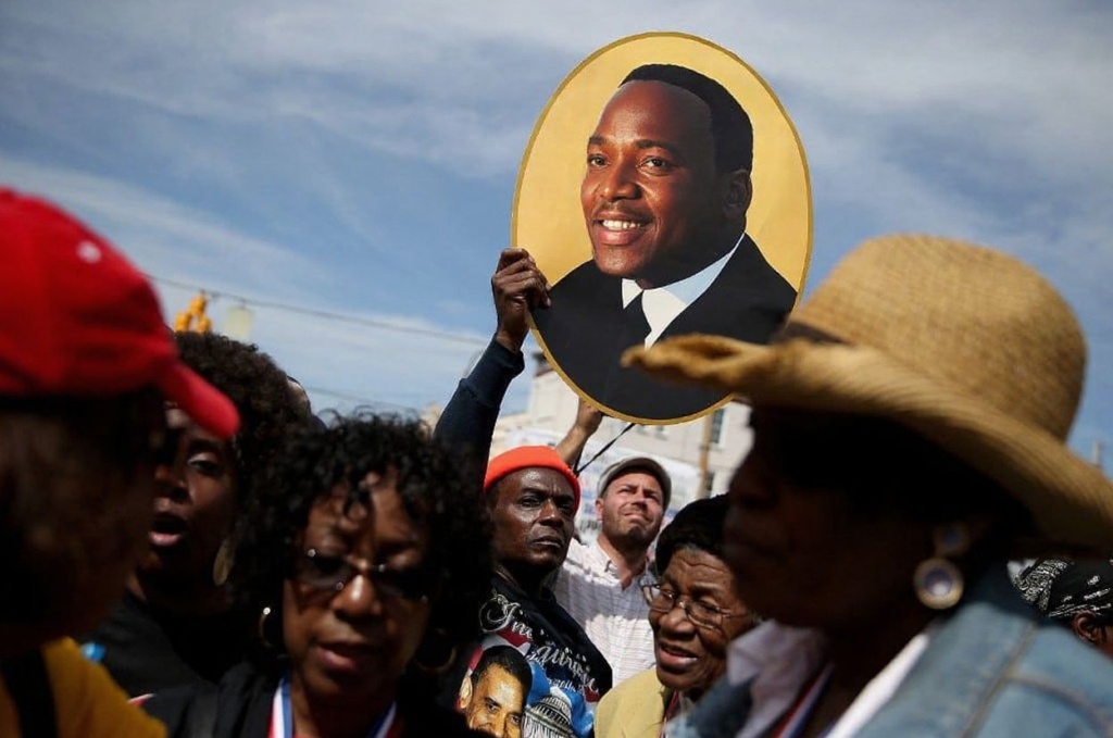 Marin Luther King Jr. was a well-known follower of Jesus Christ, and used inspirational Bible quotes during his speeches. Source: Justin Sullivan/Getty Images/