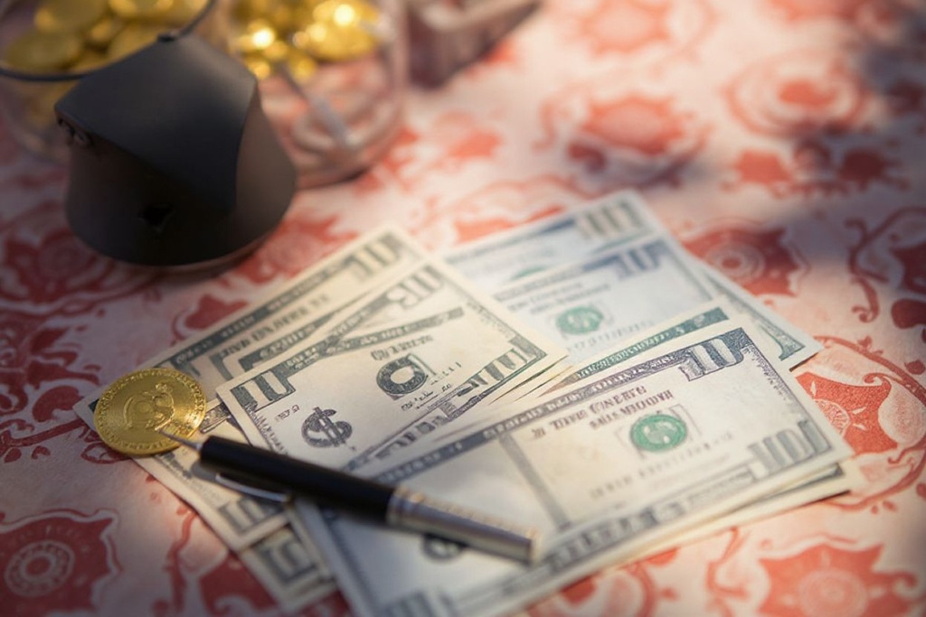 Create a monthly budget to ensure you don’t overspend your money. Source: