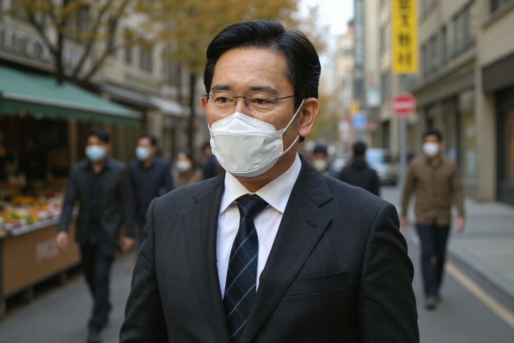 Samsung Electronics’ new Chairman Lee Jae-yong leaves after his trial related to violation of Capital Market Financial Investment Business Act, at the Seoul Central District Court in Seoul on October 27, 2022. – Samsung Electronics announced on October 27 that the board of directors of the company approved the appointment of Lee Jae-yong as the company’s Executive Chairman. (Photo by Jung Yeon-je / )