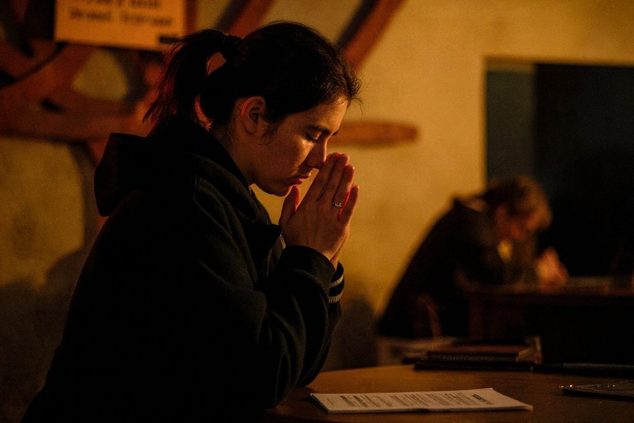 For some, another tip is praying before their exams, which may or may not always work., shot on Sony A7R IV, 85mm f/1.4 lens, RAW photograph, unedited, candid moment, natural lighting, photojournalistic style | NEGATIVE: AI generated, artificial, computer generated, digital art, 3d render