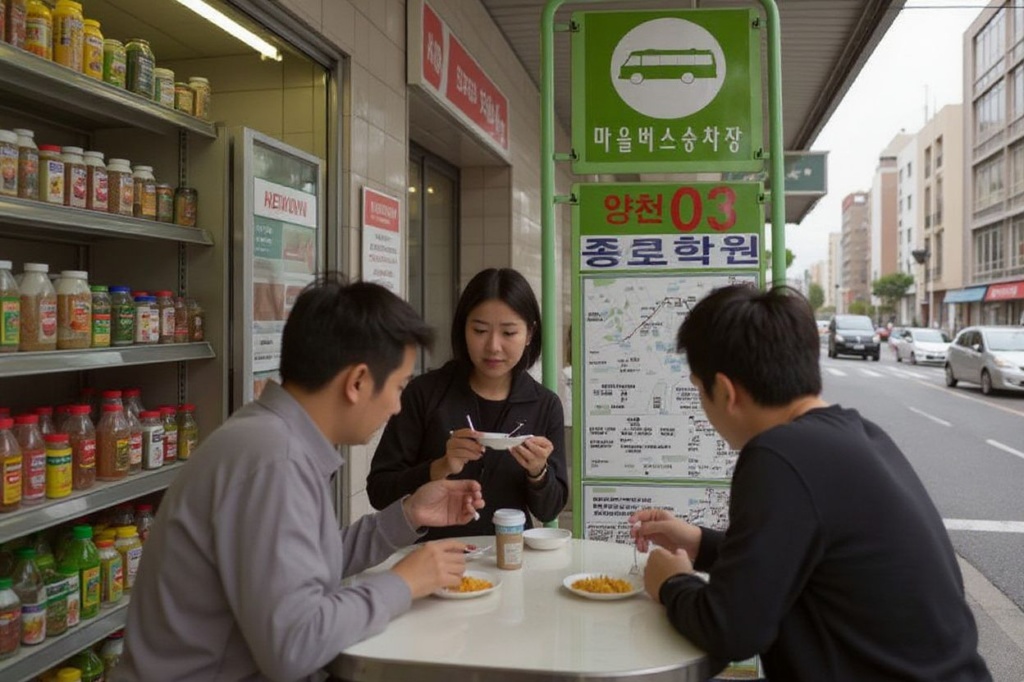 Hawon students have a quick dinner a a convenience store, on August 10, 2016 in Seoul. Hagwon is the Korean-language word for a for-profit private institute, academy or cram school prevalent in South Korea. Although most widely known for their role as “cram schools”, where children can study to improve scores, hagwon actually perform several educational functions: they provide supplementary education that many children need just to keep up with the regular school curriculum, remedial education for the children who fall behind in their work, training in areas not covered in schools, and preparation for students striving to improve test scores and preparing for the high school and university entrance examinations (the university entrance exam is also called suneung). /  PHOTO / YELIM LEE (Photo by YELIM LEE / )
