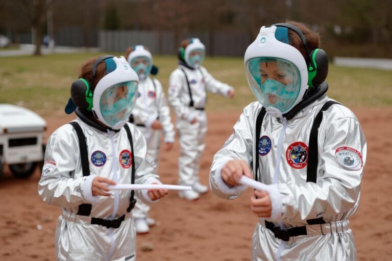 Swiss kids suit up for 'Mission to Mars'
