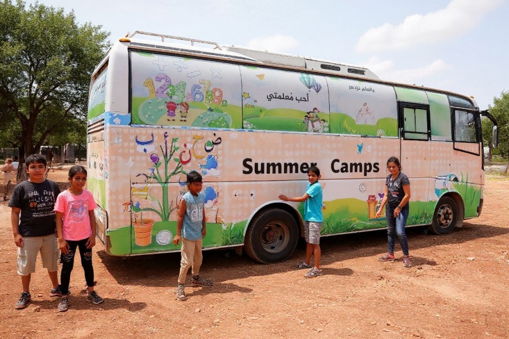 Summer camps are a great way to earn money and have fun with children. Source: Rami al Sayed/