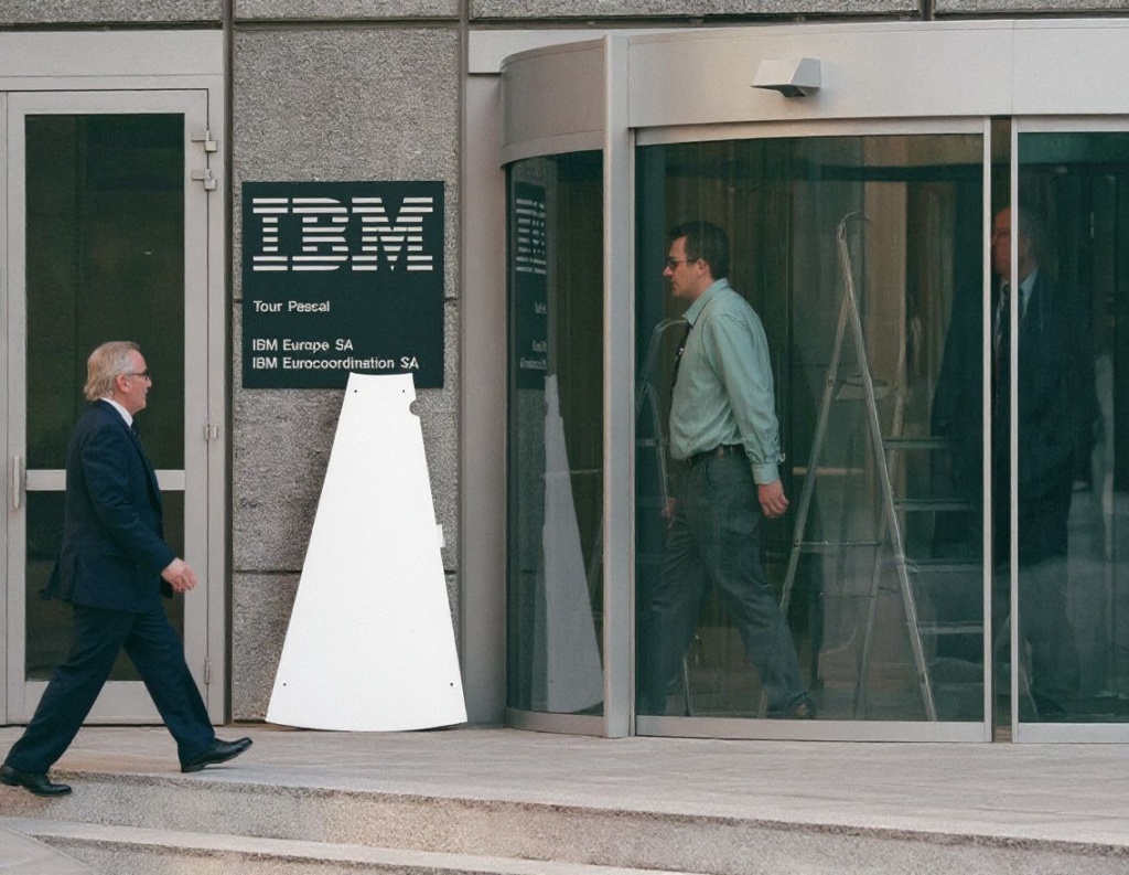 IBM has a strong presence in many industries, including finance, healthcare, and retail. Source: Michel Gangne/