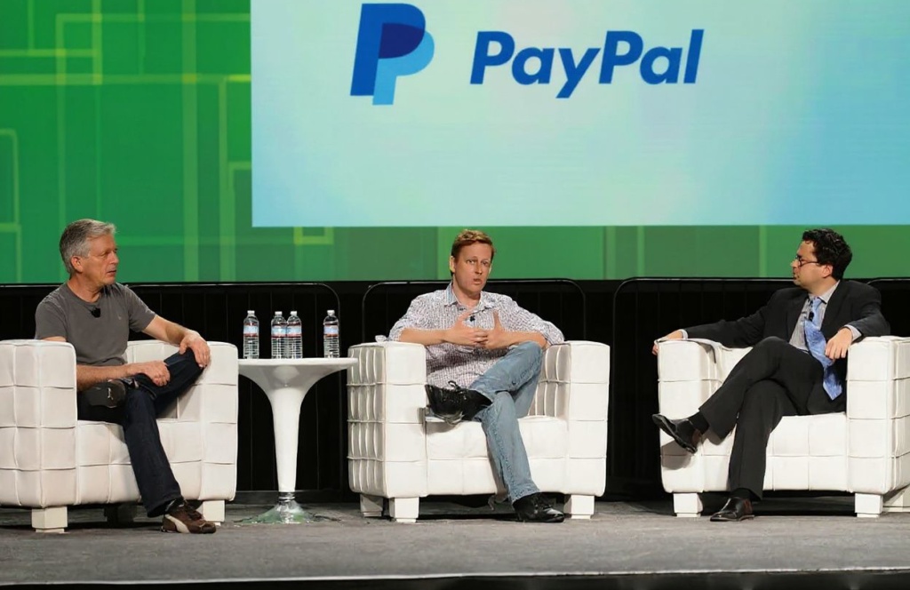 Peter Thiel built his business on th success of PayPal, something he still recognises today. Source: Araya Diaz/Getty Images for TechCrunch/