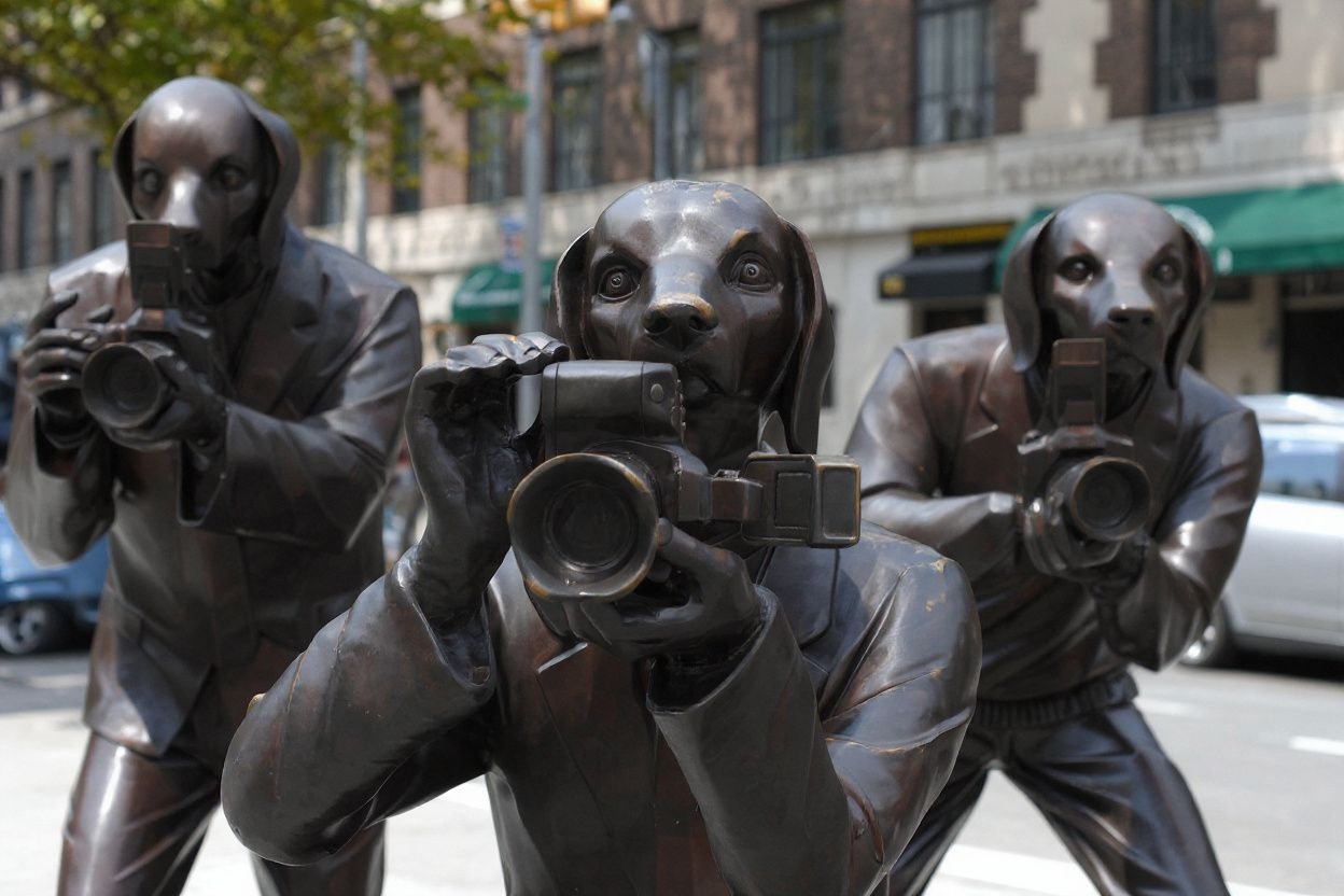 Fame and fortune may follow those with successful acting careers, but also paparazzi. Source: