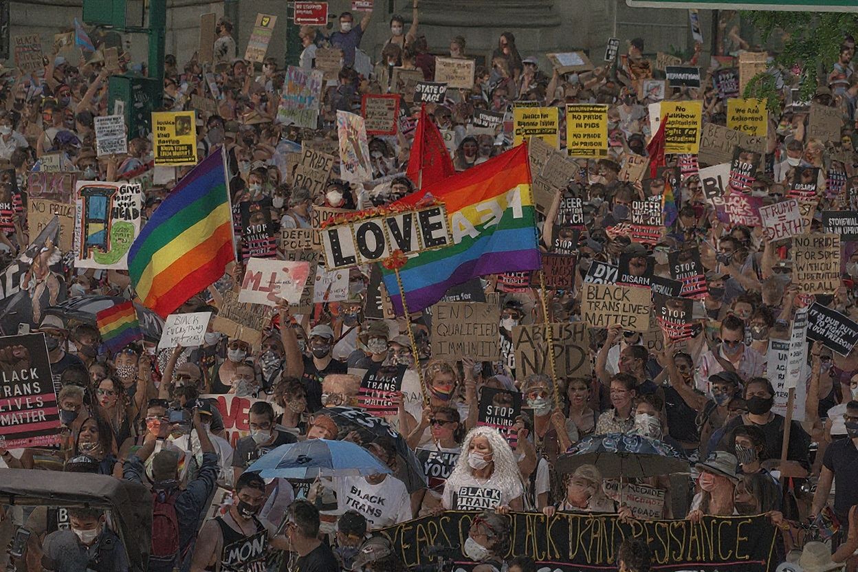 For generations, queer people have demonstrated their adaptability to navigate life outside the status quo, finding and supporting each other. Source: Bryan R. Smith/