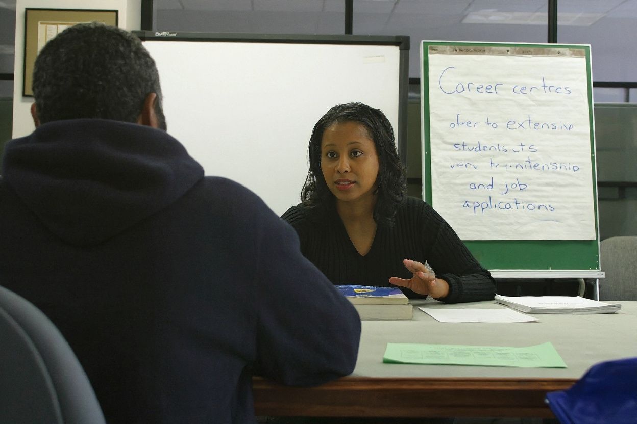 Career centres offer extensive services to prepare students for internship and job applications. Source: Robyn Beck/