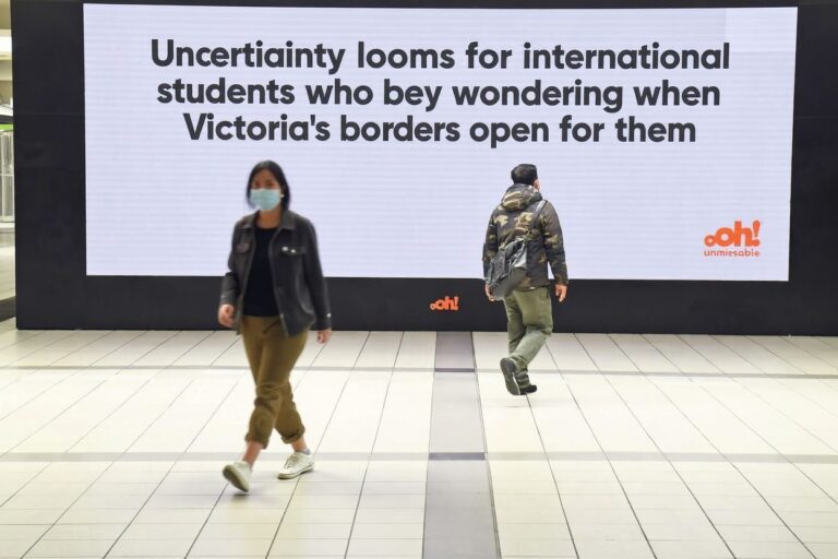 When will Victoria’s borders open to international students?